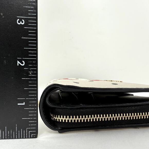 Disney x Kate Spade Minnie Mouse Small Slim Bifold Wallet NWT Polka Dot - Picture 5 of 13